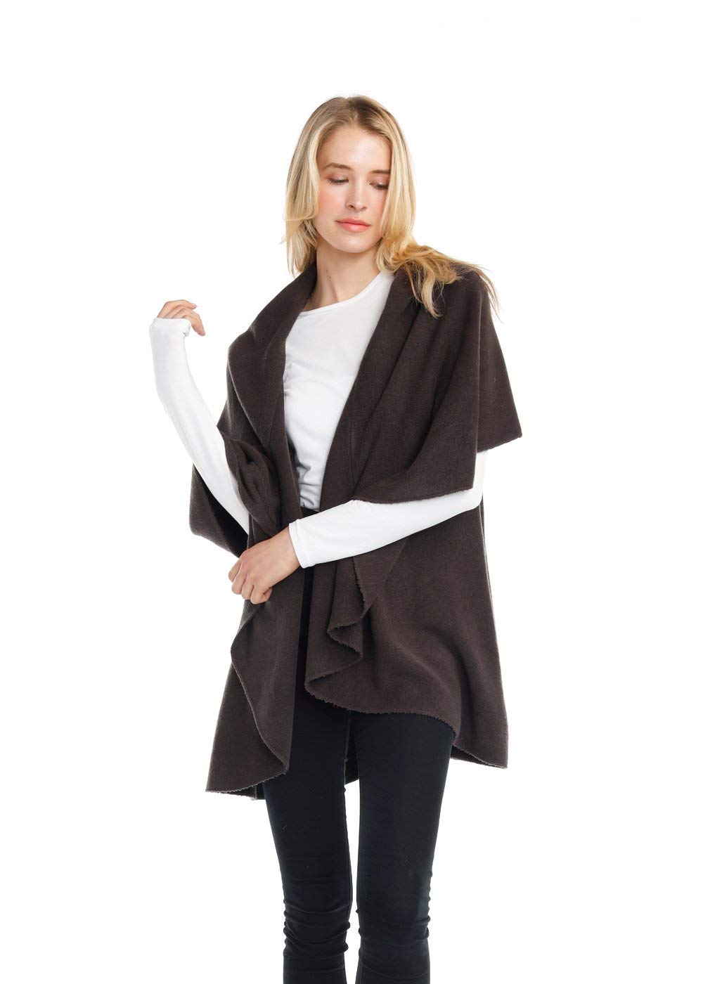 Look By M Womens Basic Shawl Vest Desertcart Seychelles