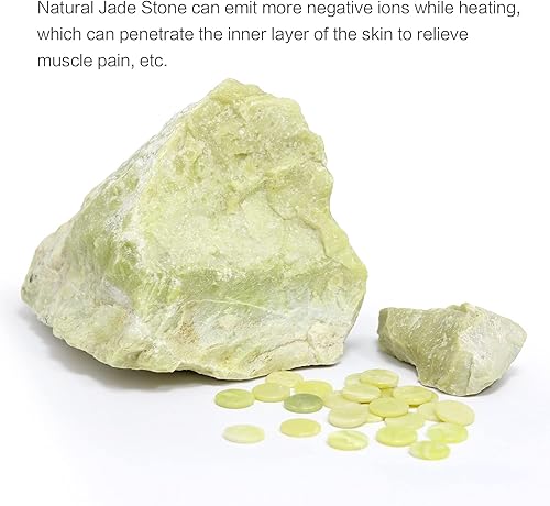 Vista 2 de UTK® Almohadilla térmica de infrarrojos lejanos Jade para aliviar el dolor, medio (21 pulgadas x 31 pulgadas)