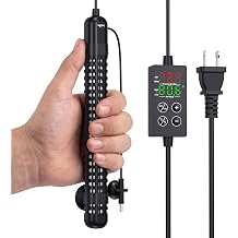 SEAOURA Aquarium Heater, 300W Fish Tank Heater for 40-60 Gallon, Small Submersible Turtle Heater with Adjustable Over-Temperature Protection, Intelligent Controller Auto Power-Off