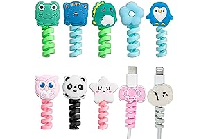 10 PCS Cartoon Silicone Charger Cable Protector