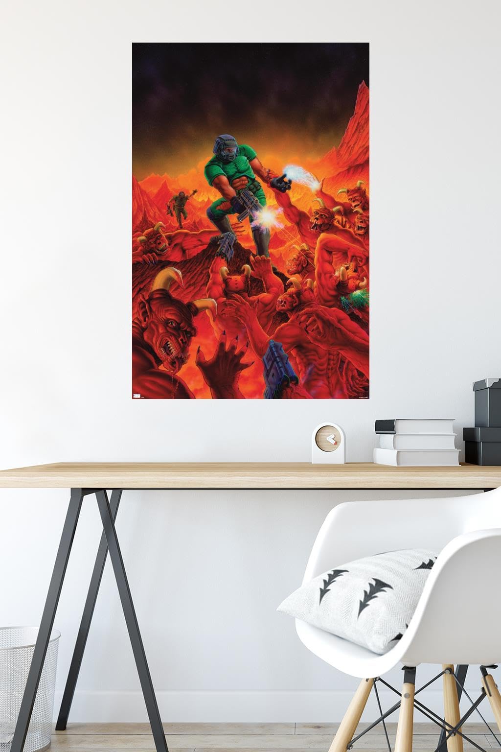 【非売品・激レア】「DOOM ETERNAL」告知 ポスター ❌折れ Doom Eternal Promotional May 1996 Comic Cover Poster 11x16 11/22