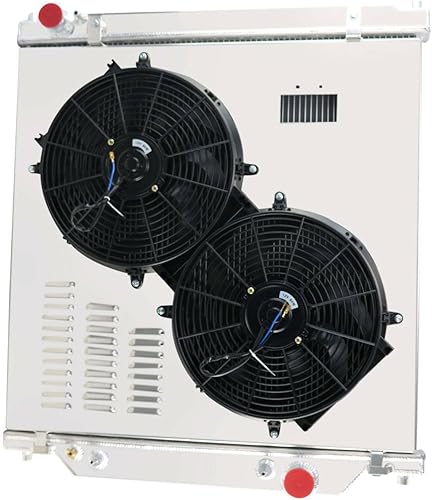 ALLOYWORKS - Radiador compatible con radiadores de flujo descendente del motor 2003-2007 04 05 06 Ford F350 F250 F450 Powerstroke Diesel 6.0L, 2