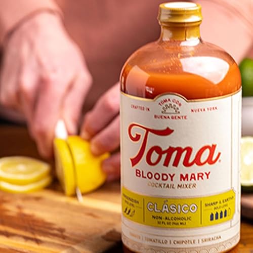 Miniatura 22 de Toma Bloody Mary Mix, mezcladores de cóctel de alta calidad para alojamiento sencillo en casa para brunch y eventos, totalmente natural, sin gluten