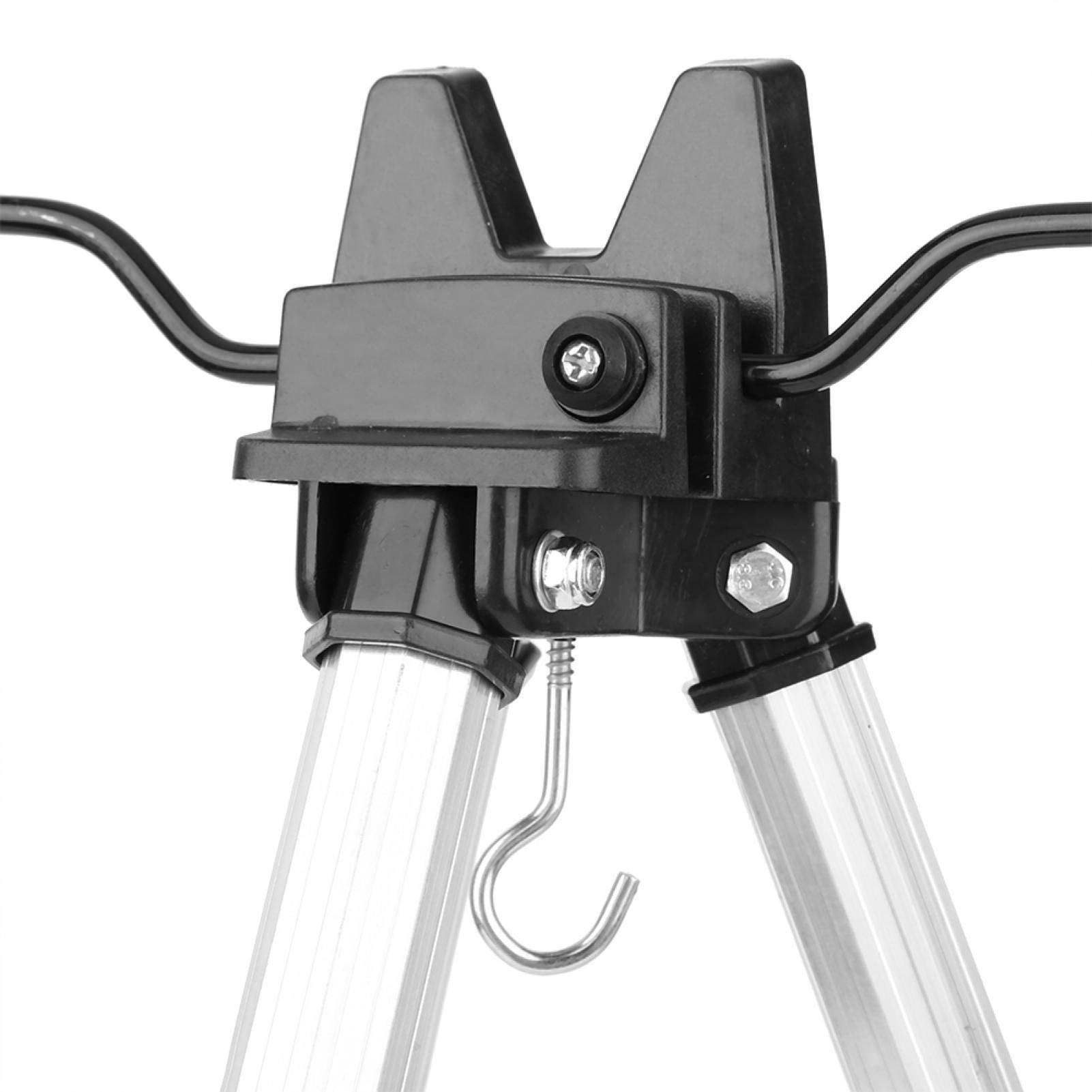 Support De Canne à Pêche, Porte Canne a Peche Trepied pour Canne a Peche Mini Canne à Pêche Rétractable Trépied Support Pliant Mer Pôle Support équipement Accessoire