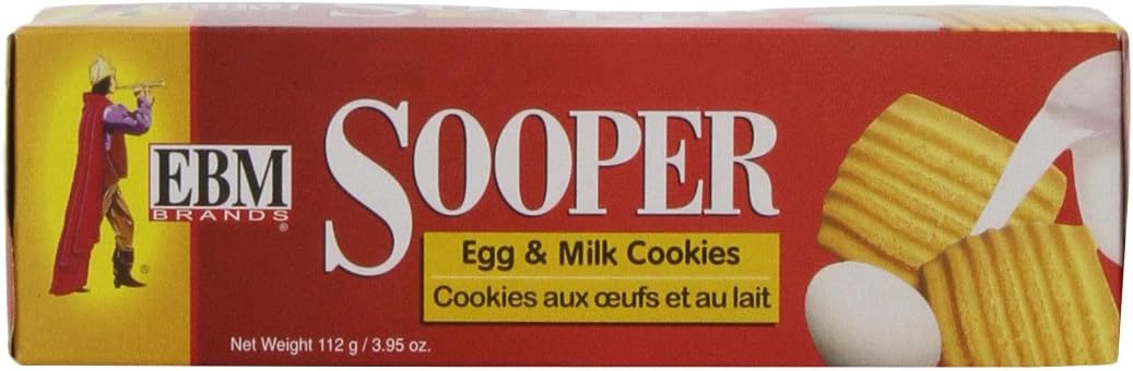 Sooper Egg and Milk Cookies, 3.95-Ounce