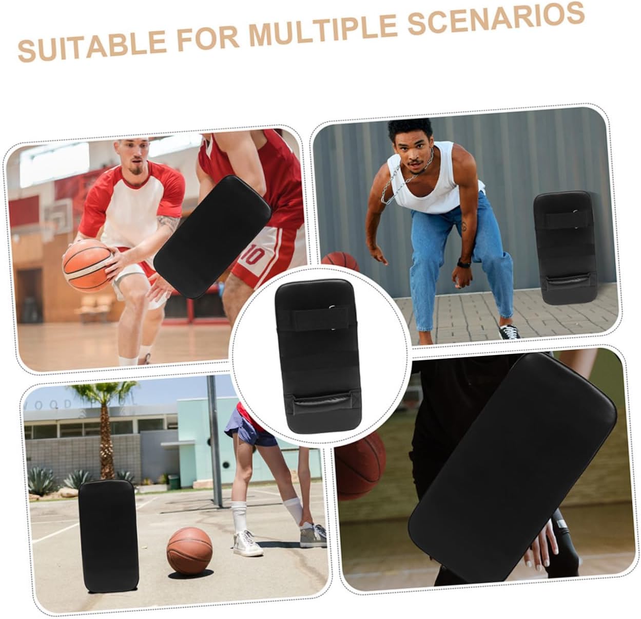 2pcs Basketball Blocking Pads Arm Sparring Training Cushions for Defensive Agility Drills Hand-Eye Coordination Reflex Improvement Portable Sports Equipment for All Skill Levels