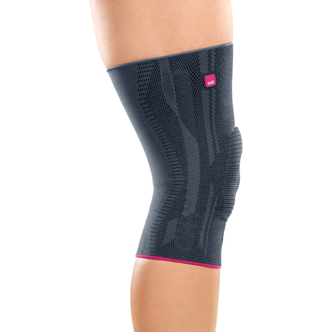 medi Genumedi - Kniebandage unisex - silber - Größe IV - Bandage zur Weichteilkompression - Beidseitig tragbar
