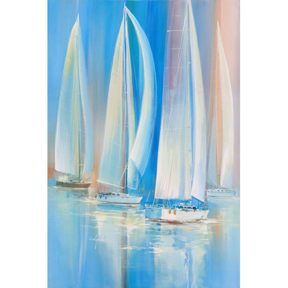 Jigsaw Puzzle, Sunrise Sailing Boat, Adults Decompression Educational Game, Living Room Simple Decorative Painting, 500/1000/1500/2000 Pieces 0903 (Size : 2000 pieces)