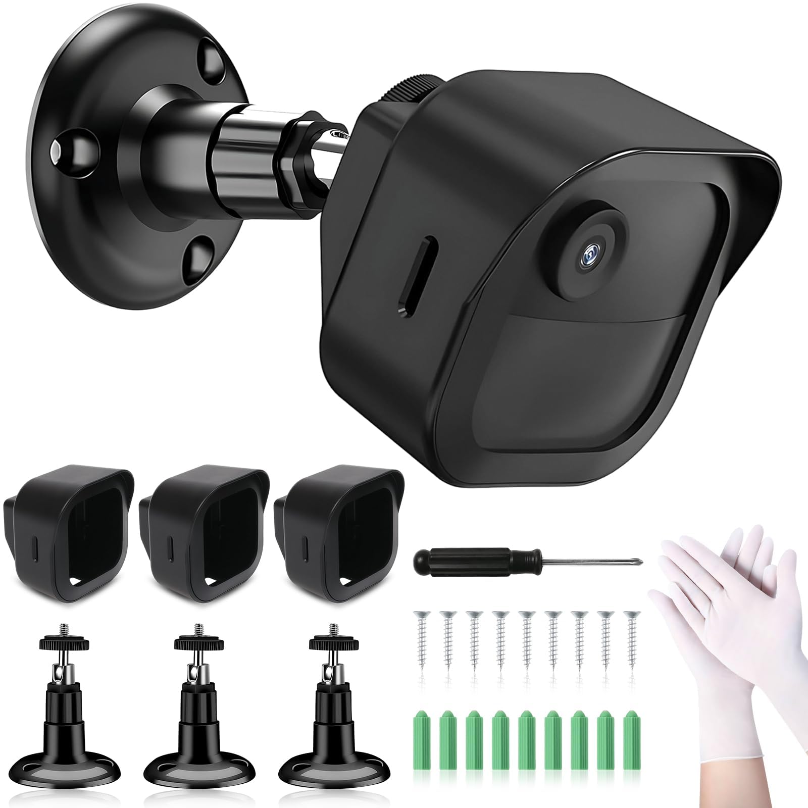 3 Pezzi Supporto Telecamera Blink Outdoor 4 Blink Accessori Supporto Telecamera Supporto Telecamera Esterna con Custodia Protettiva Staffa Telecamera Esterna per Blink Outdoor 4/3