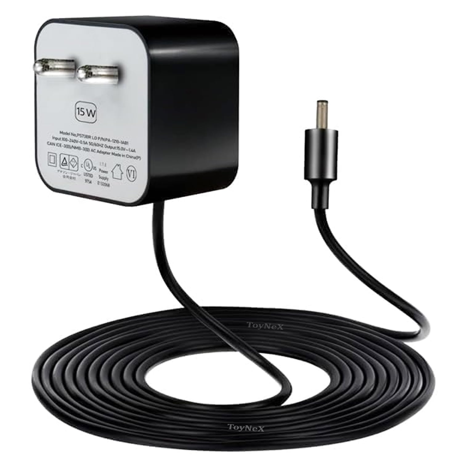 AC Adapter Power Supply Charger 15W EU Plug Compatible with Amazon Echo Dot, Amazon Alexa Echo Dot, Kids Edition, Show 5, Spot, TV Cube. (3rd gen and 4th gen) (Black)-image-24