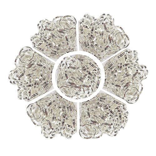 TOAOB 150 pezzi Anelli Aperti Doppio Cerchio 10 mm...