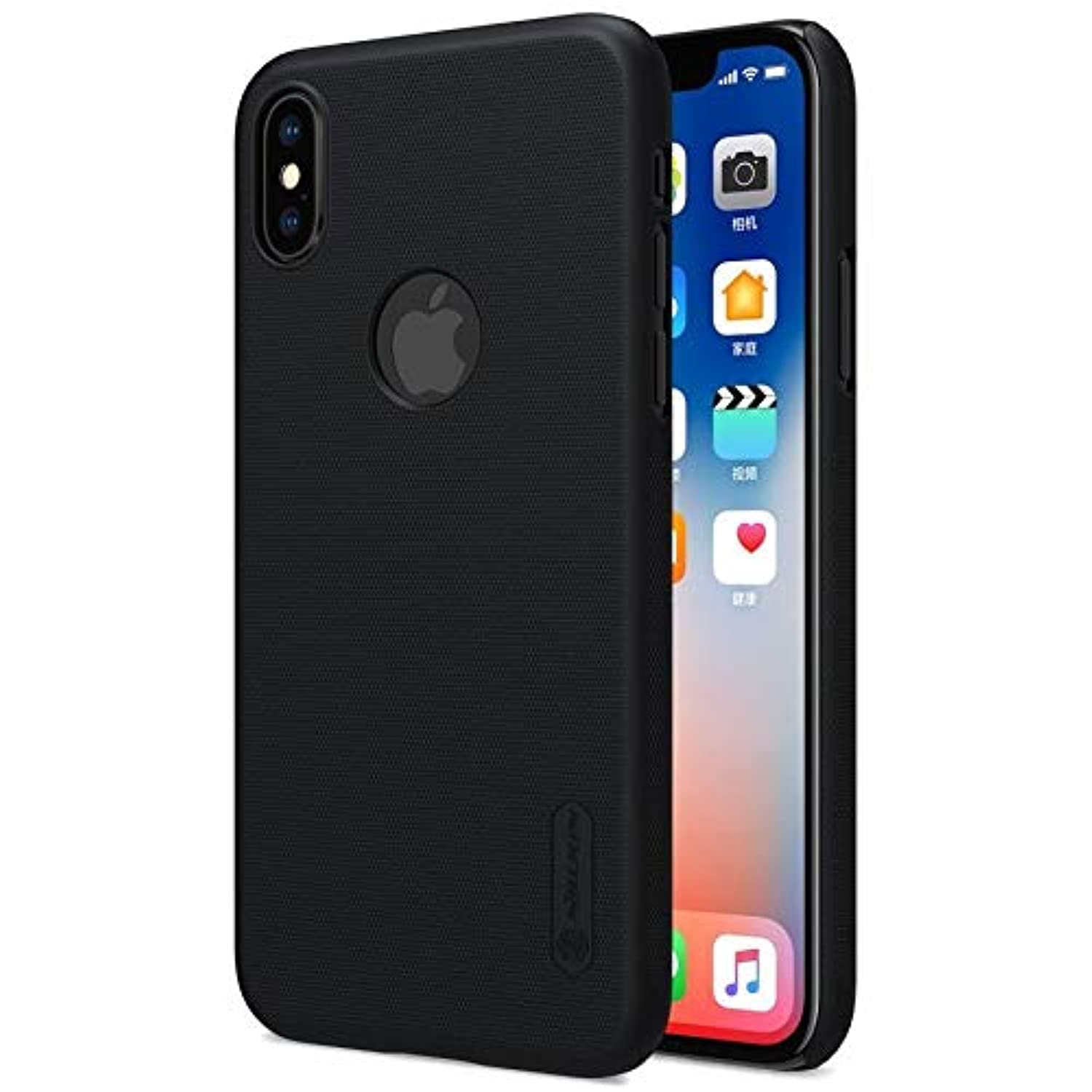 NillkinSuper Frosted Shield PC Hard Case for iPhone X with Logo Cutout