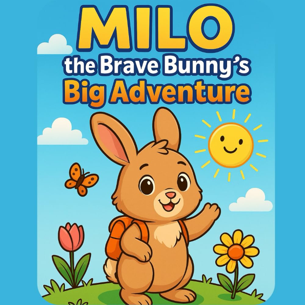Milo the Brave Bunny’s Big Adventure: A 30-Page Story Coloring Book for Kids Ages 3–6: Fun, Easy Coloring Pages with a Sweet Story About Courage, ... (Milo’s Little Adventures Series)