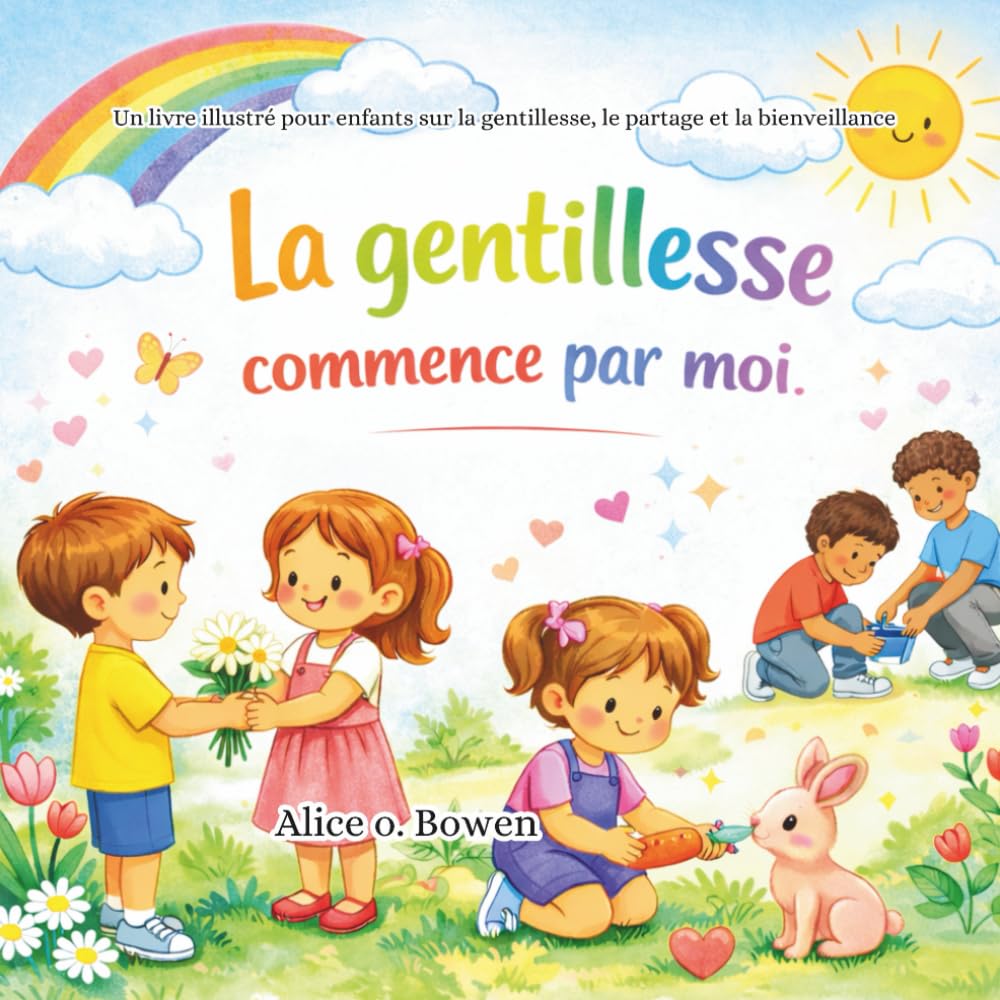 La gentillesse commence par moi: Un livre illustré pour enfants sur la gentillesse, le partage et la bienveillance
