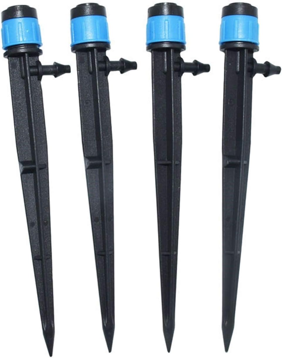 Gardening Irrigation Dripper Irrigation Dripper Scattering Sprinklers Adjustable Refraction Sprinkler Spray Garden Plants Watering with O-Ring 80PCS