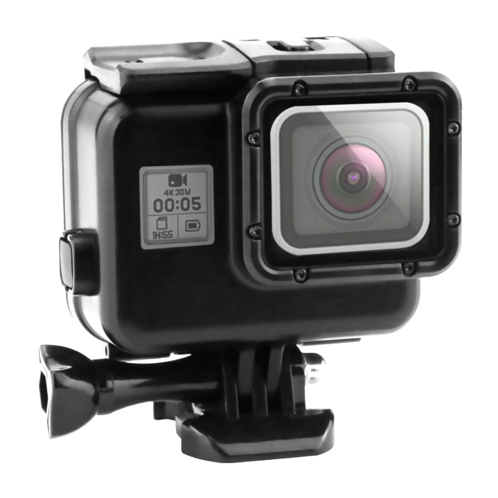 Waterproof Case with Touch Back Cover, Diving Action Camera Protector for Gopro Hero 5/6/7