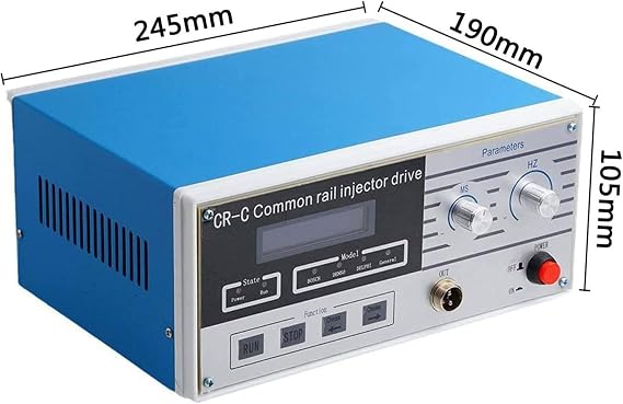 Injector Tester Kit, Multifunction Diesel Injector Tester, Common Rail Injector Tester, Nozzle S60H 220V, Injection Tool, for Electromagnetic Injectors