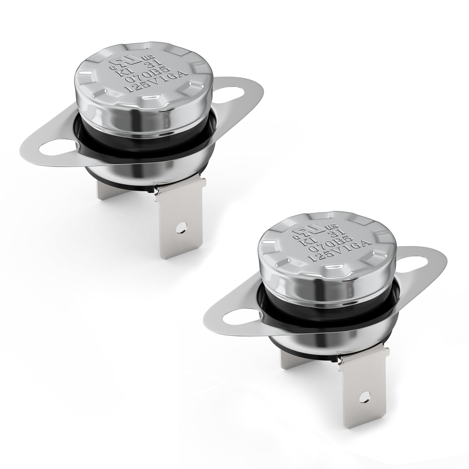 5x KSD301 Thermostat 50°C | NC, 250V 10A – Temperaturschalter Mit Automatischem Reset, Für Hausgeräte