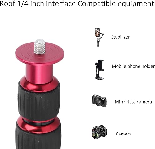 Miniatura 3 de Monopod de aleación de aluminio, 13.2-42.5 in/13.2-42.5 pulgadas, varilla de extensión universal de trípode de tornillo de 1/4