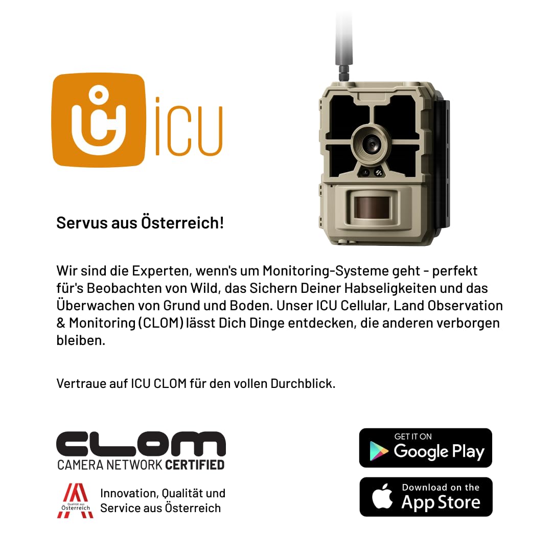 icuserver ICU CLOM SnapCam 4G LTE Wildkamera mit SIM Karte
