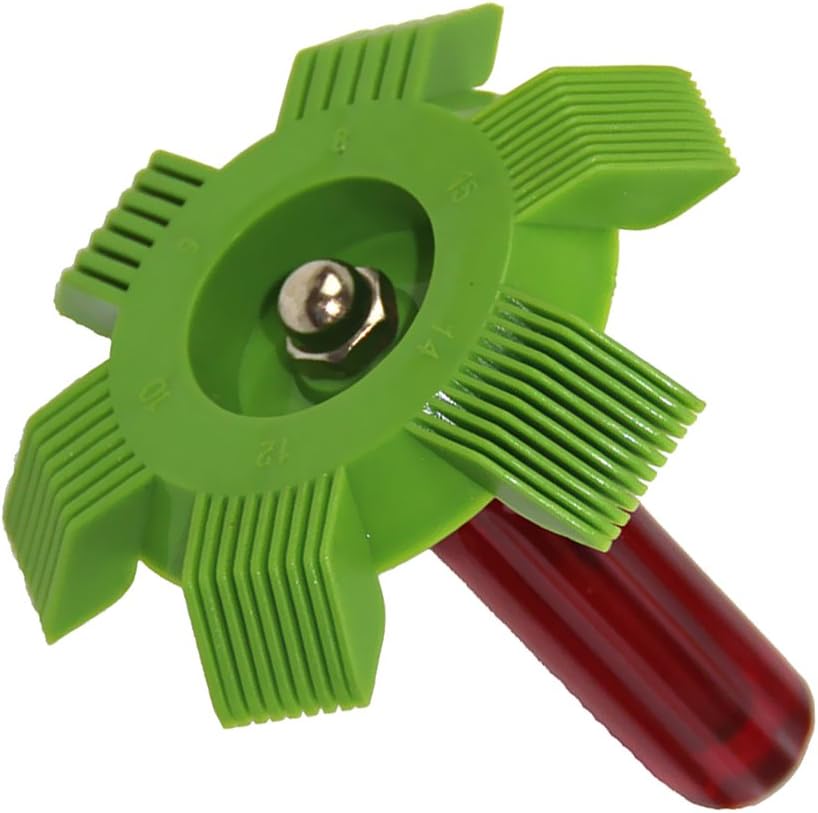 AC Condenser Fin Straightener Cleaner Evaporator Fin Comb, Air Conditioner Fin Comb, Condenser