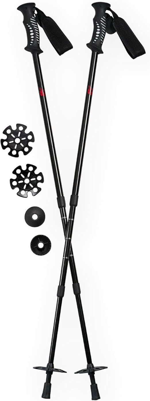 New Balance Trekking Poles Walking Sticks 2pc Collapsible Lightweight