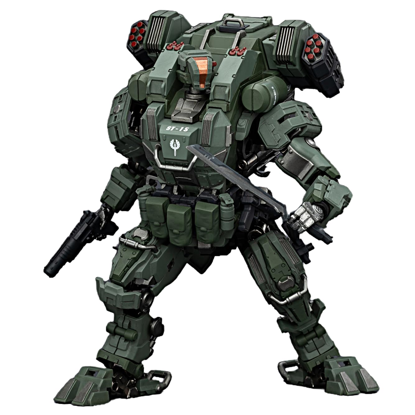 TOYVERSE JOYTOY APOC seria Falcon 02 Mech ST-8615, skala 1:25, przegubowa figurka ze stopu i ABS, 16,6 cm zestaw modelarski, od 15 lat