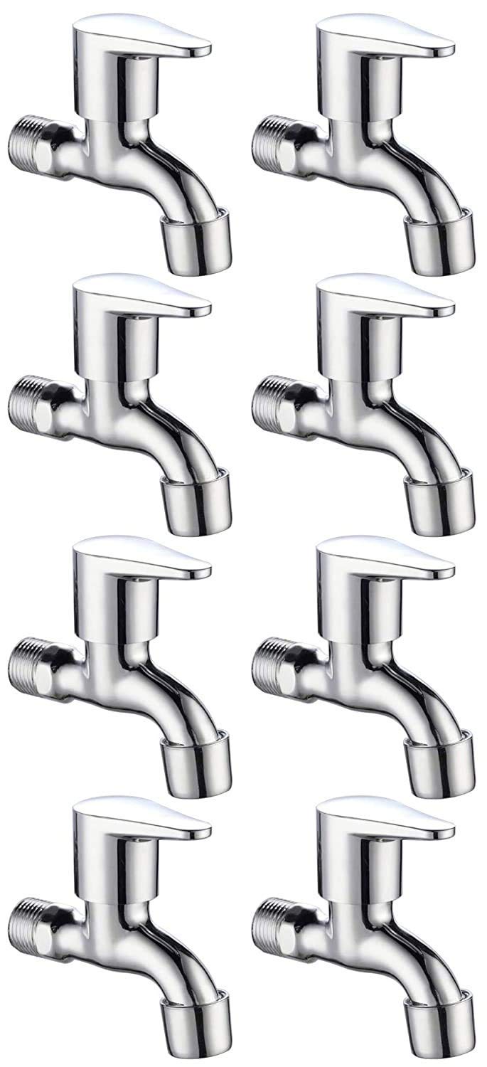 SB SMART BATH Stainless Steel Bib Cock Tap For Bathroom And Kitchen chrome Polished (8,Fusion)