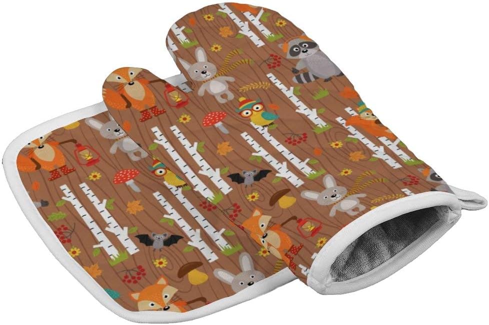Coolstuffs Animals Kitchen Oven Mitts Funny Oven Gloves
