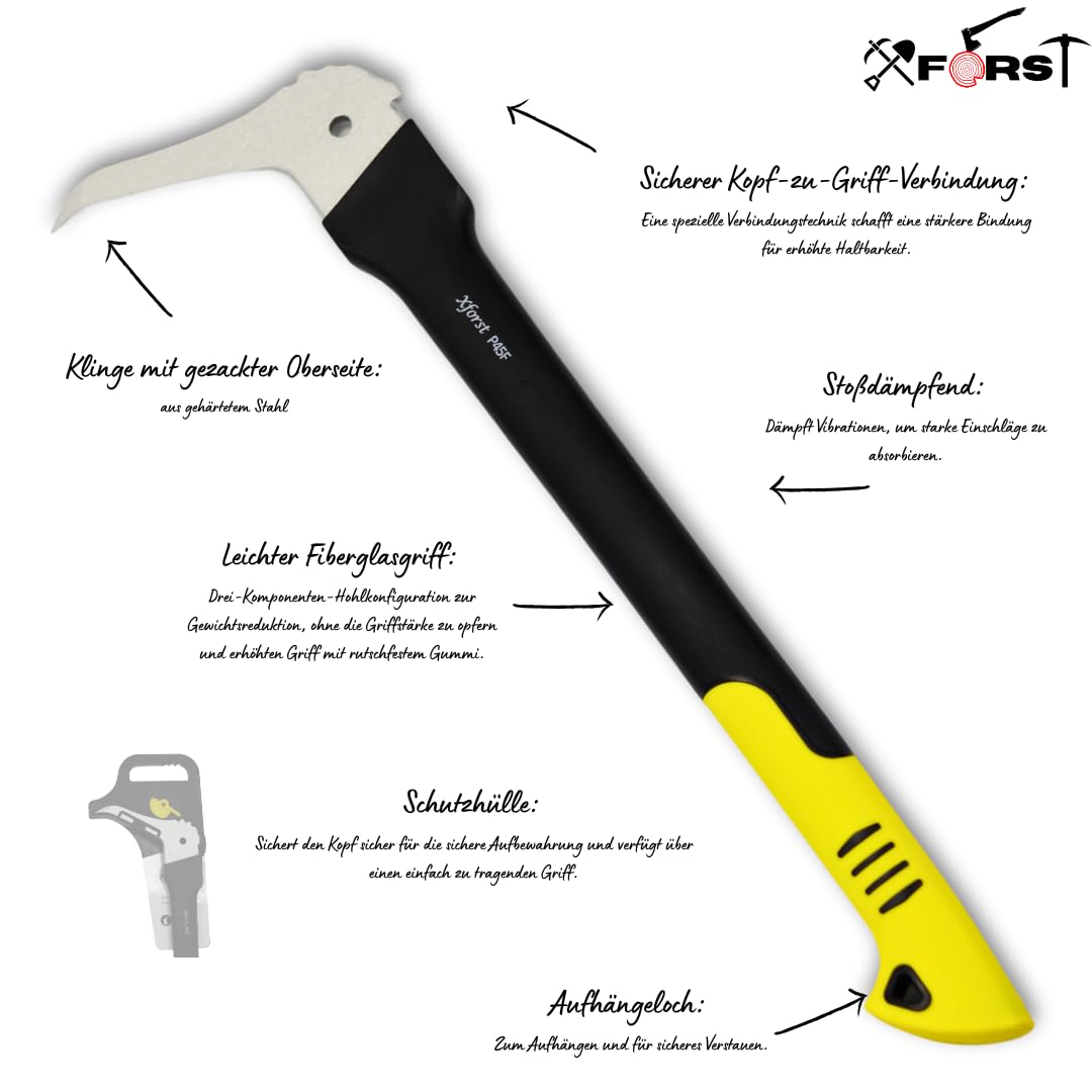 X-P50F BX Sapie Avec Manche En Fibre De Verre Et Porte-marteau