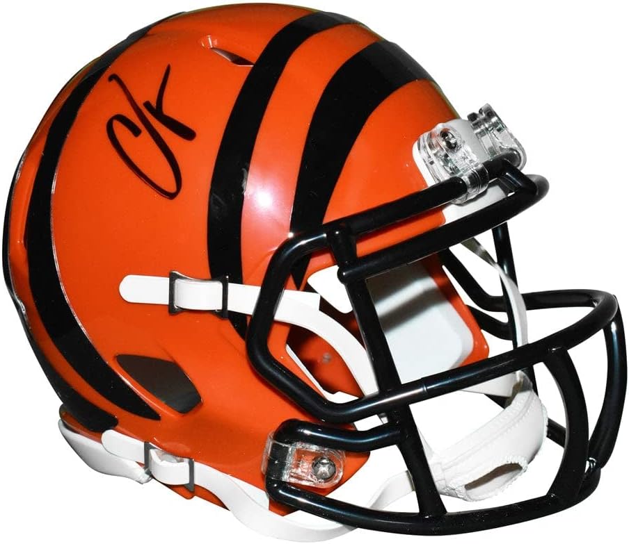 Chad Johnson Autographed Cincinnati Bengals Mini Helmet - Hand Signed & Beckett Authenticated : Collectibles & Fine Art