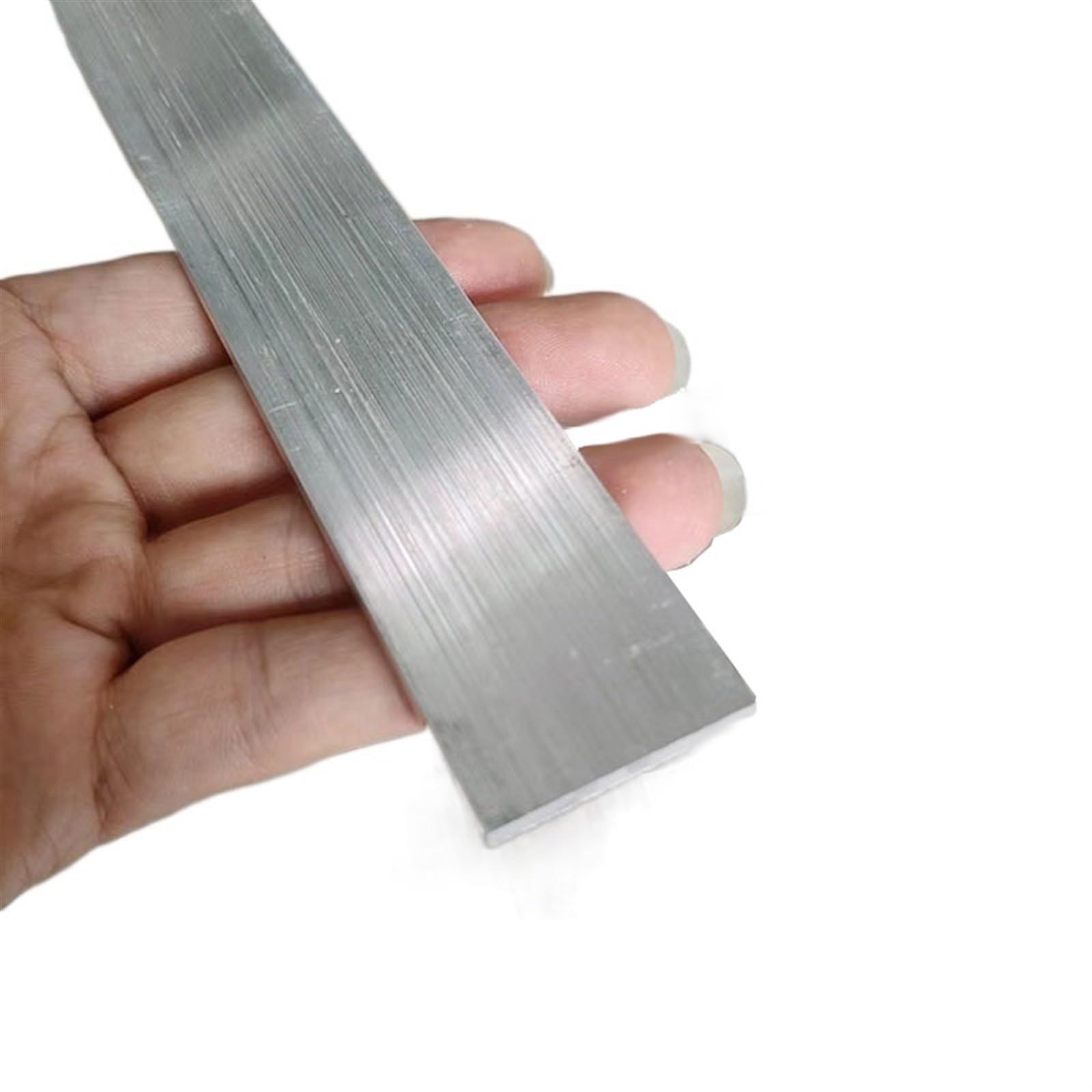 Wandplatten Aluminium-Flachstange 6061 Aluminiumblech DIY-Material Modellteile Autorahmen Metall 10 mm bis 100 mm Breite Blech Riffelblech (Size : 5x100x490mm 1pc)