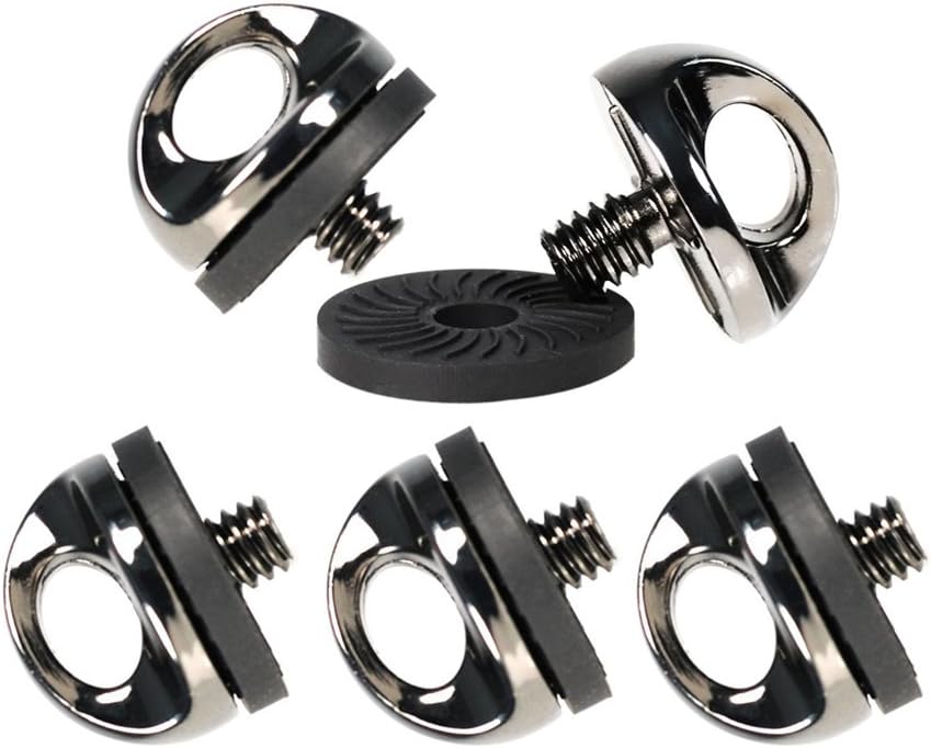 Camera Fixing Screw, 1/4" Quick Release Mounting Fixing Screw for Camera Neck Straps, Wrist Straps Sling, Pack of 5
