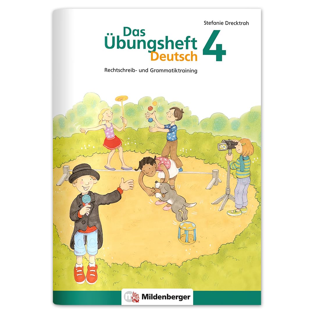 Das Übungsheft Deutsch Übungsheft Rechtschreib- und Grammatiktraining für Klasse 1 bis 4, mit Stickerbogen und Lösungsbeilage