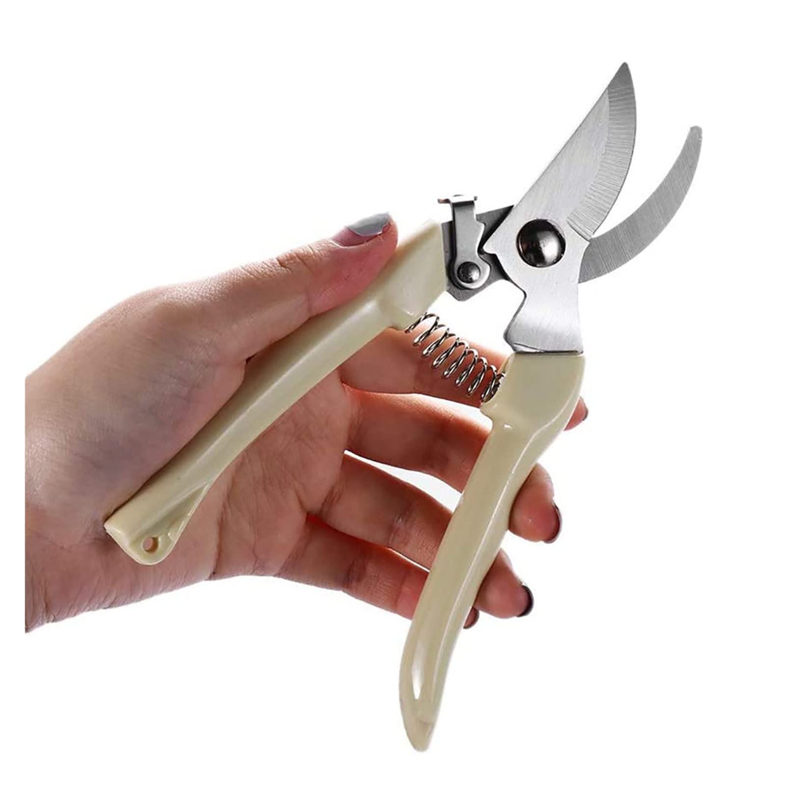 Utensile da potatura 17 cm/19 cm, cesoia per potatura, Forbici da Giardinaggio, Utensili da Taglio in Acciaio Inossidabile, Set di Utensili per la casa, Antiscivolo, durevoli e Versatili.