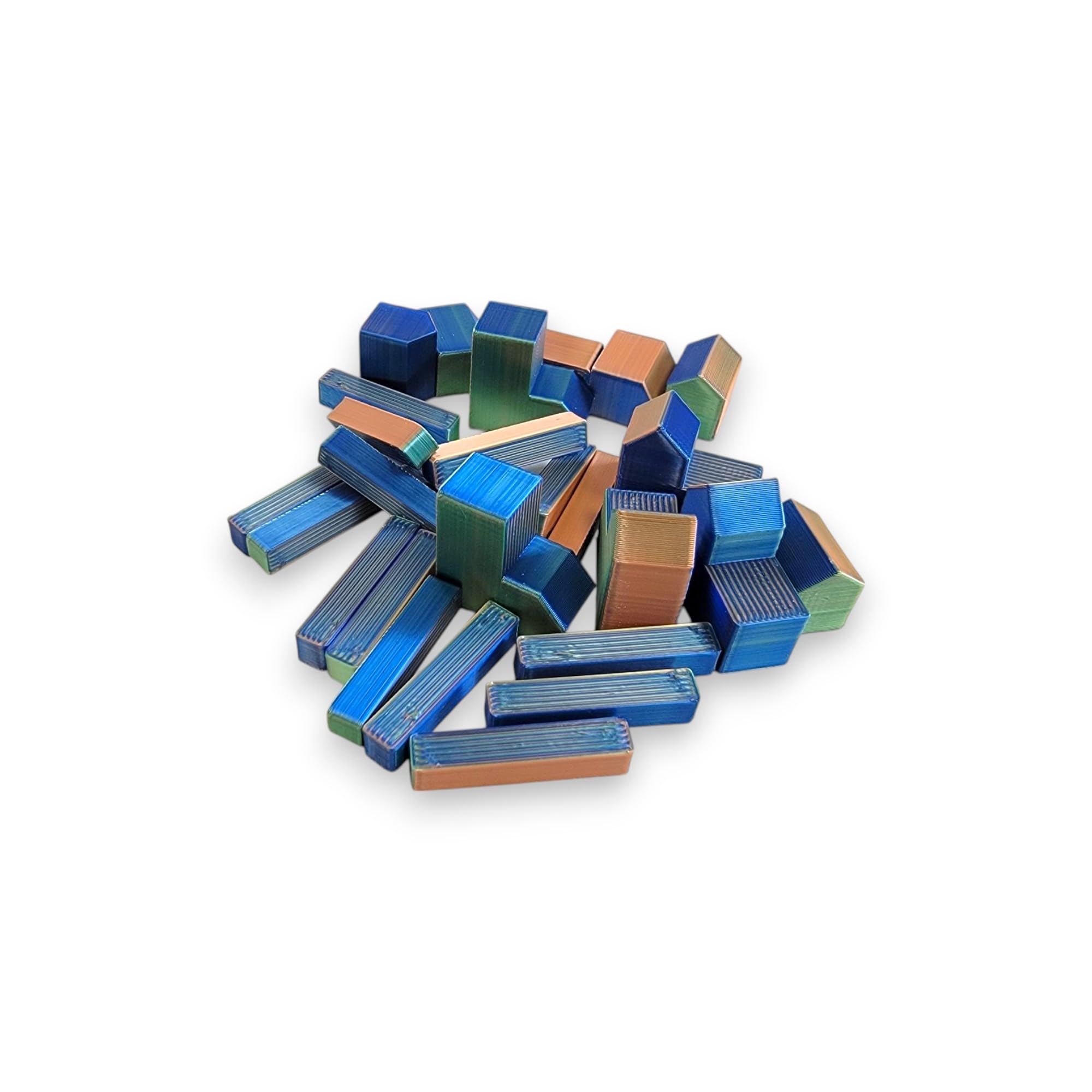 Replacement Pieces for Settlers of Catan Board Game - Includes Extra Bonus Pieces (Green,…