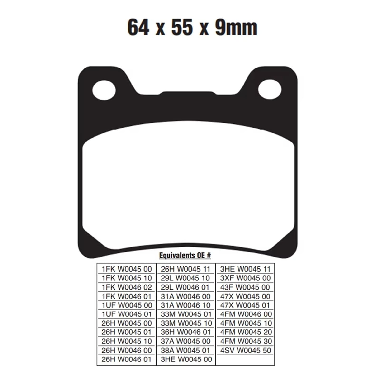 Kit Plaquettes Vélo Pour RD350 Pour RD 350 Pour YPVS 1883 1884 Plaquettes De Frein Moto Avant Arrière