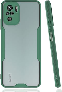 Nevarium Xiaomi Redmi Note 10 Uyumlu K l f Mat Kamera Korumal  Silikon Platin - Ye il