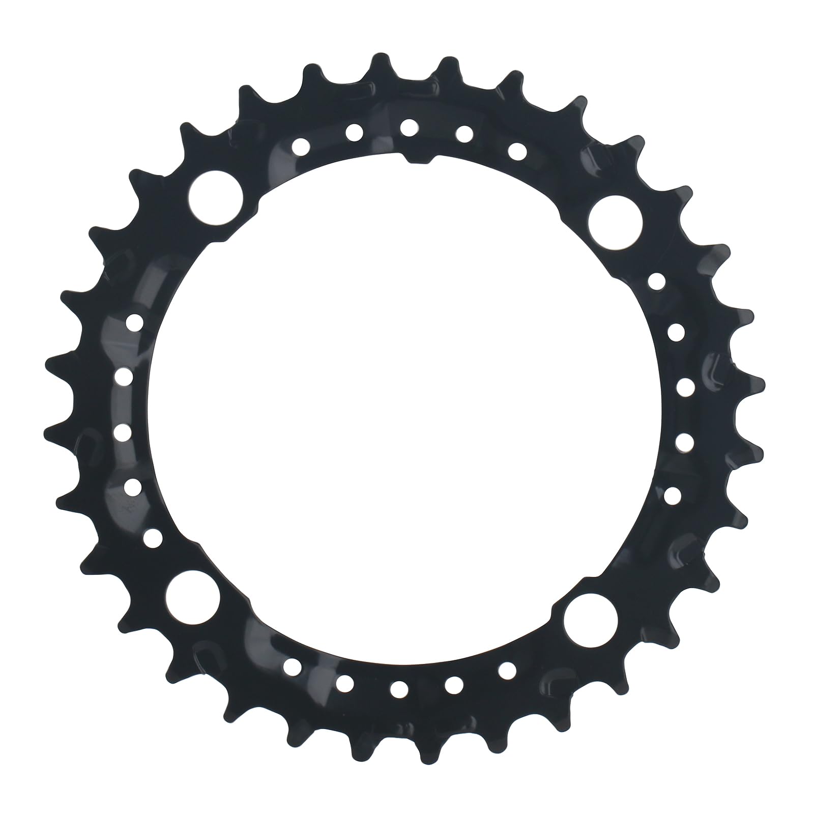 BODYA Runde MTB Fahrrad-Kettenblatt, Dreifach-Kettenblatt-Set 22/32/44t 104/64BCD