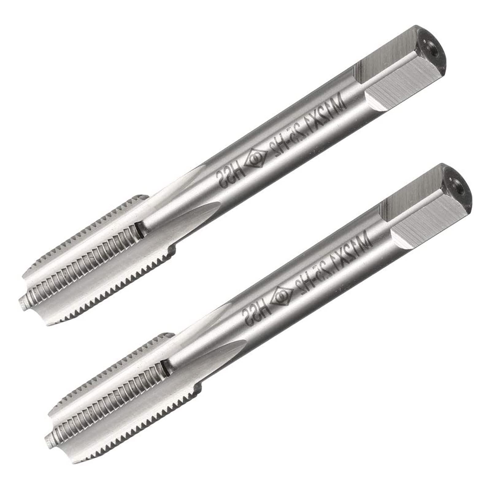 TOP-VIGOR M12 x 1.25mm Straight Flute Screw Thread Tap, Thread Milling Tap with H2 Tolerance