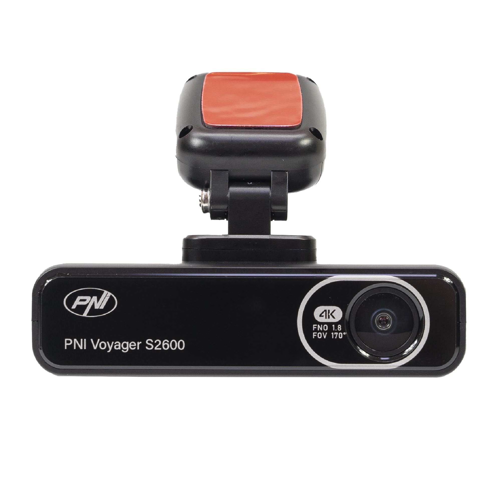 Zestaw 2 kamer samochodowych DVR PNI Voyager S2600 WiFi, 4K Ultra HD, GPS, bez wyświetlacza, funkcja monitorowania parkowania, czujnik G, nagrywanie wideo i audio, zasilanie 12 V/24 V