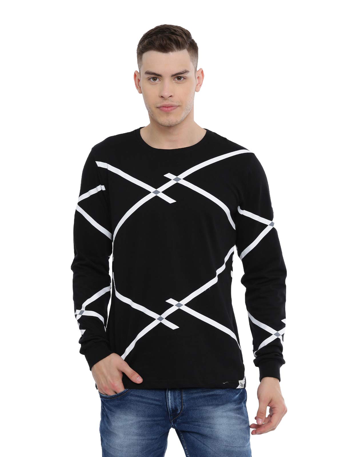 adro Men's Cotton Full Sleeve Stylish Regular Fit T-Shirt-picture-30