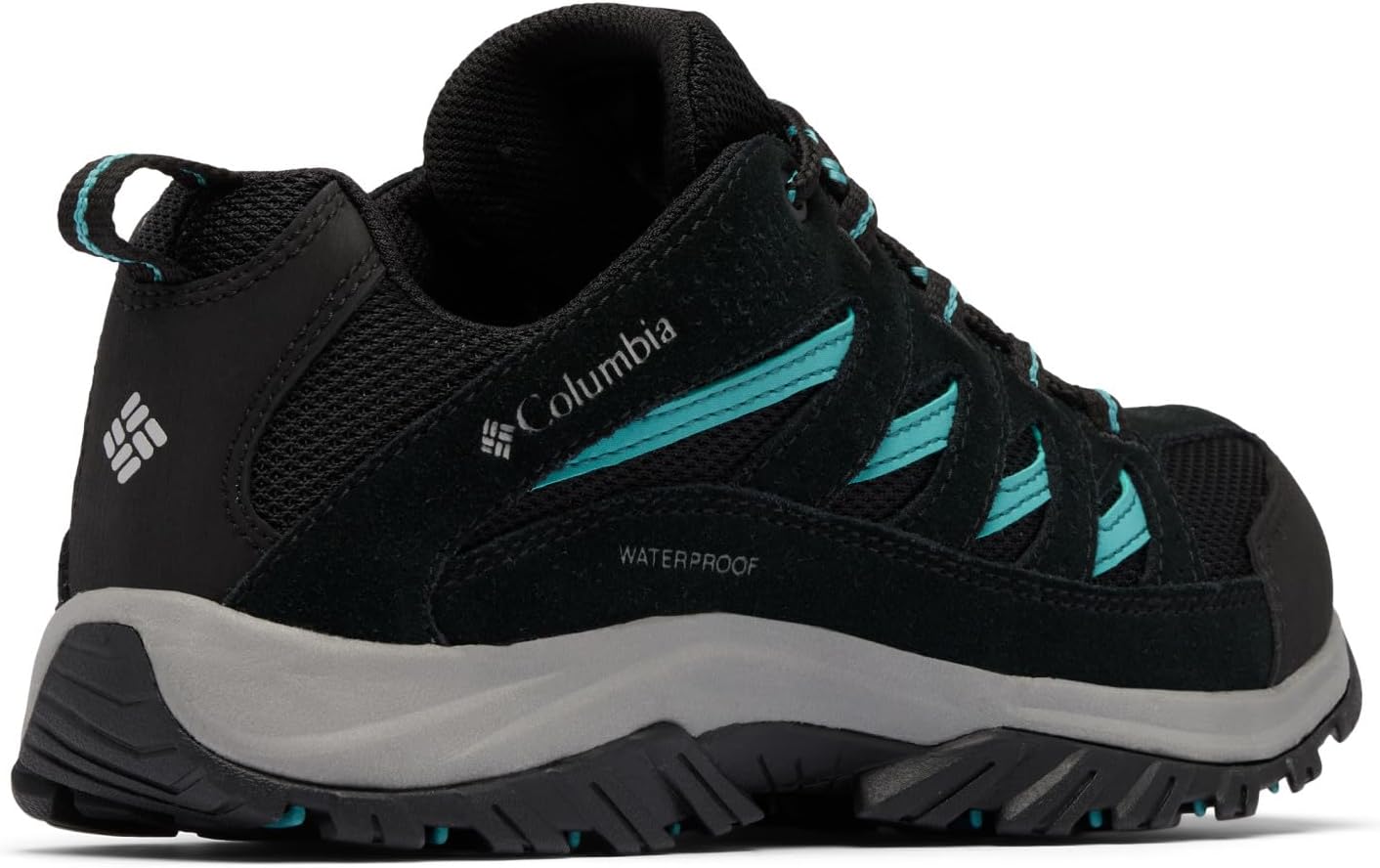 Columbia Women's Crestwood Waterproof Low Rise Trekking and Hiking Shoes, Black Teal, 9.5 - Image 3