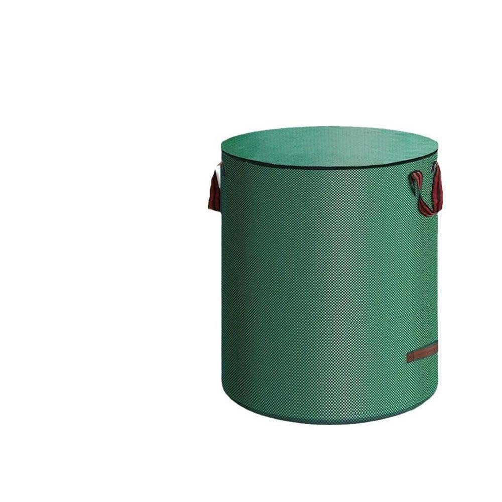 Borsa for foglie da giardino pieghevole riutilizzabile, sacco da prato Oxford impermeabile(Green500L)