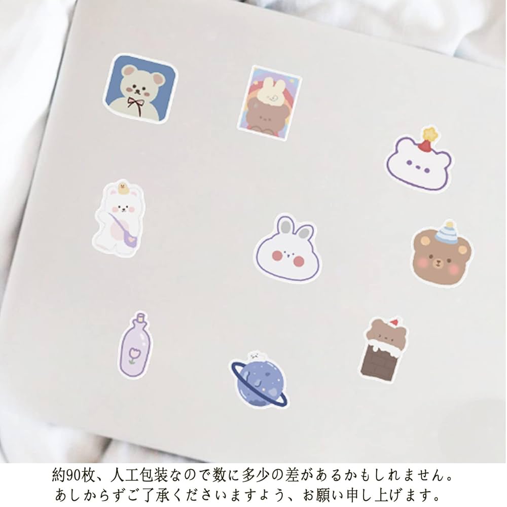 Amazon.co.jp: YOVOY コラージュ シール ステッカー 可愛い 韓国