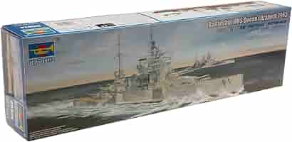 模型製作用品 1/350 HMS QUEEN ELIZABETH WW2 Battleship Amazon.com: Trumpeter 1/350 HMS Queen Elizabeth 1941 British
