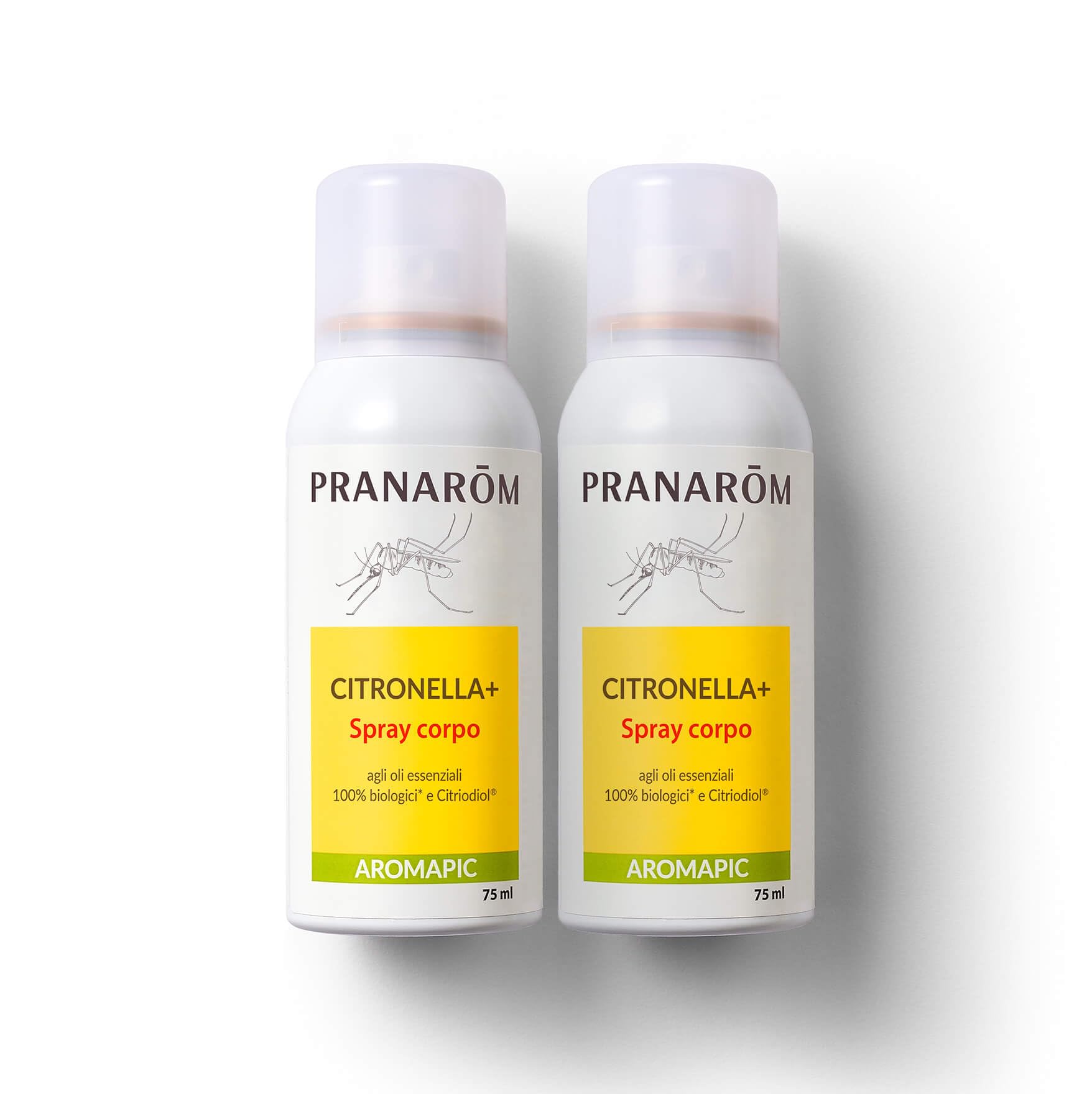 Duplo Pranarom Citronela Spray Corporal Aromapic 2X75 Ml-image