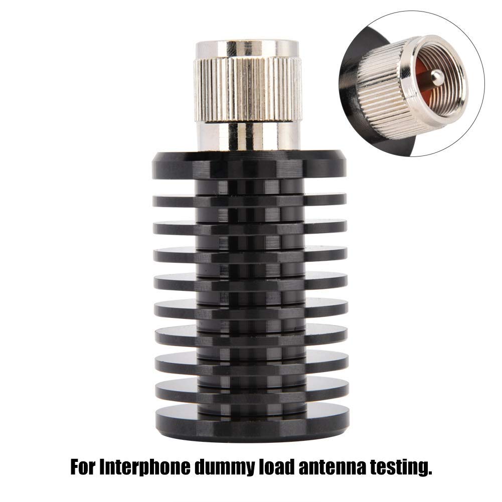 72mm Two Way Radio Dummy Load Testing Antenna, Portable Dl 30A 50? Dummy Load 100W 0 500Mhz Pl 259 UHF Male Connector Test Antenna SWR Meter Power Testing Two Way Antenna