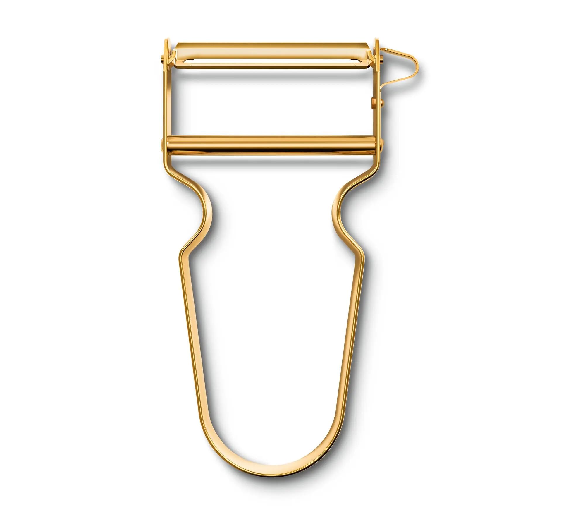 Victorinox Vergoldeter REX Sparschäler, Gemüseschäler, Ergonomische Form, Extra scharfe Klinge, Gold