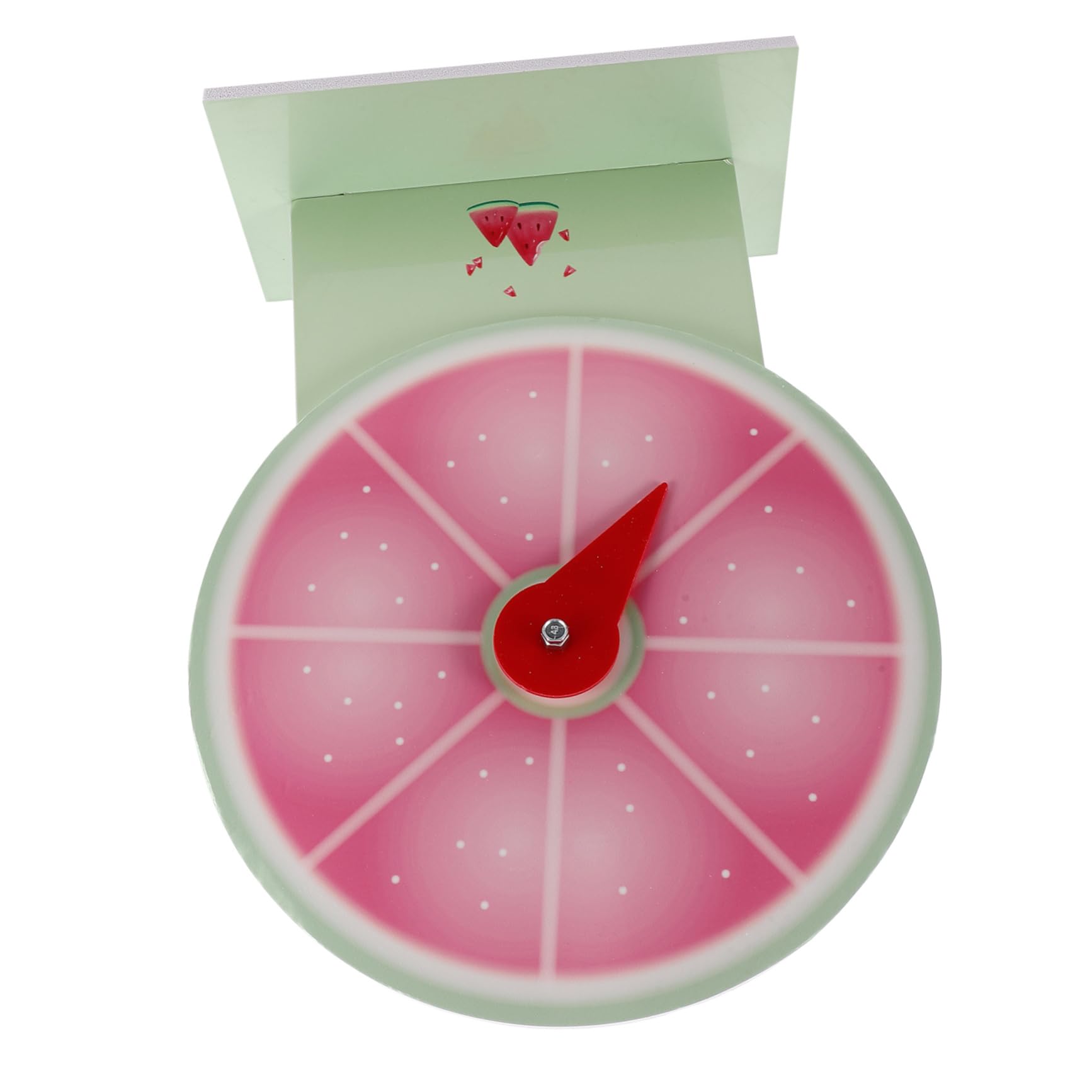 ifundom Watermelon Small Turntable Prize Wheel Raffle Prize Classroom Prize Editable Spinning Wheel for Events Interactive Party Decorations